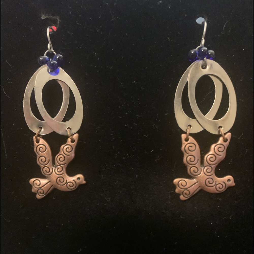 Love birds earrings